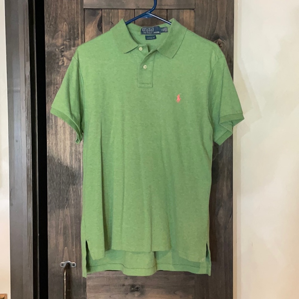 Polo Ralph Lauren Green Medium Custom Fit s/s